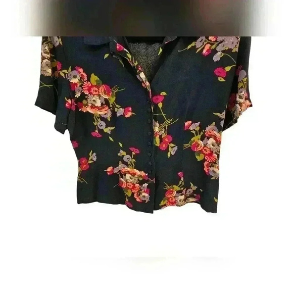 Vintage Susan Bristol Floral Button Down  Shirt and skirt set - Picture 9 of 12